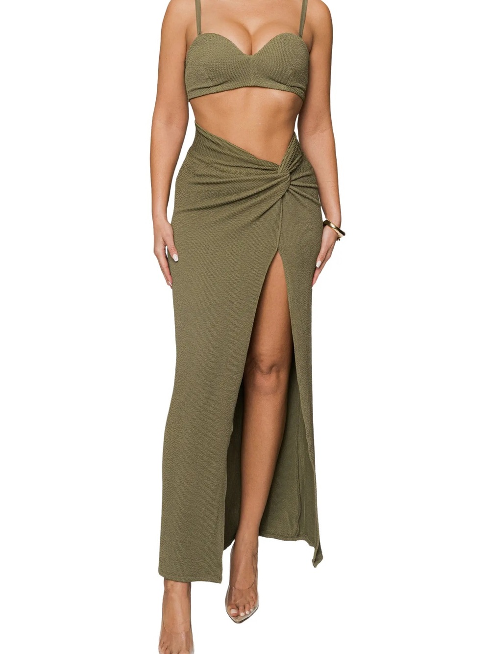 Deidra Draped Bra Top & Skirt Set
JLUXLABEL